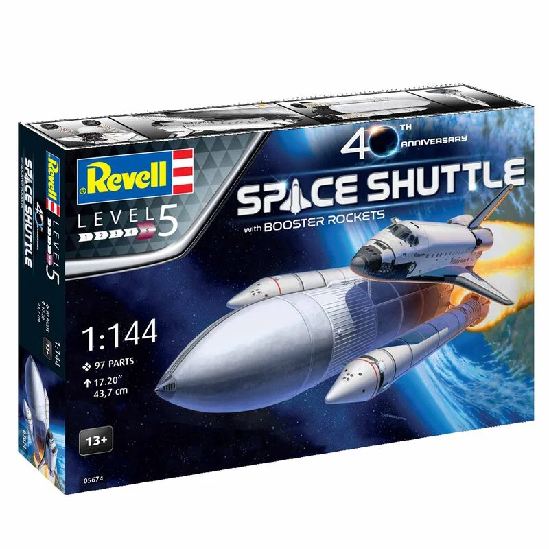 1/144 Space Shuttle with  Booster Rockets 40th Anniv