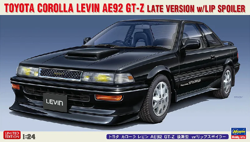 1/24 Toyota Corolla Levin AE92 GT-Z Late Version with Lip Spoiler