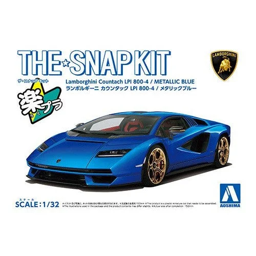 1/32 SNAP Lamborghini Countach LPI 800-4 (Metallic Blue)