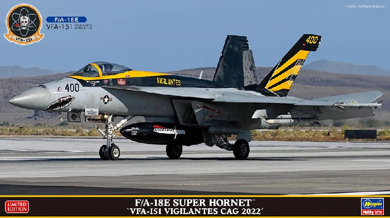 1/72 F/A-18E Super Hornet "VFA-151 Vigilantes Cag 2022" (Bonus: An Emblem Patch Is Included)