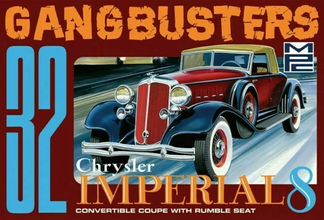 1932 Chrysler Imperial Gangbusters (1/25 Scale) Vehicle Model Kit