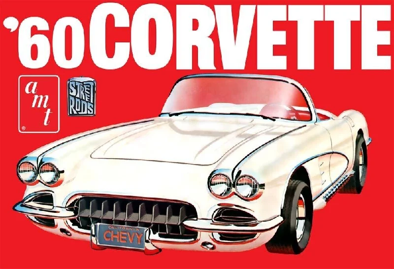 '60 Chevrolet Corvette 2-in-1 (1/25 Scale) Plastic Vehicle Model Kit