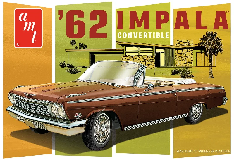 '62 Chevy Impala Convertible (1/25 Scale) Plastic Vehicle Model Kit