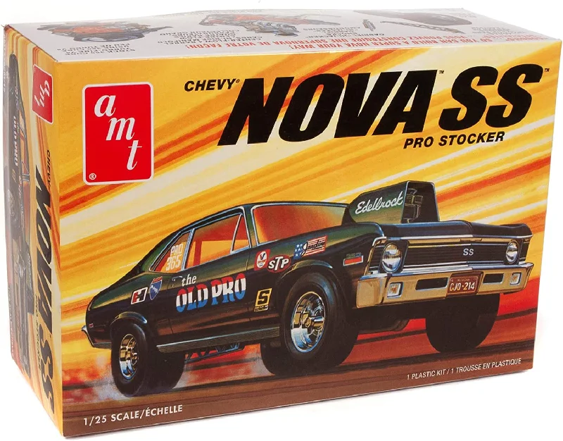 '72 Chevy Nova SS Old Pro (1/25 Scale) Plastic Vehicle Model Kits