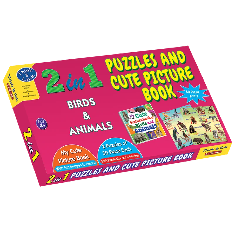 2 in 1 Puzzle - Birds & Animals