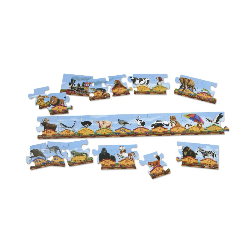 Alphabet Train Floor Puzzle - 28 Pieces