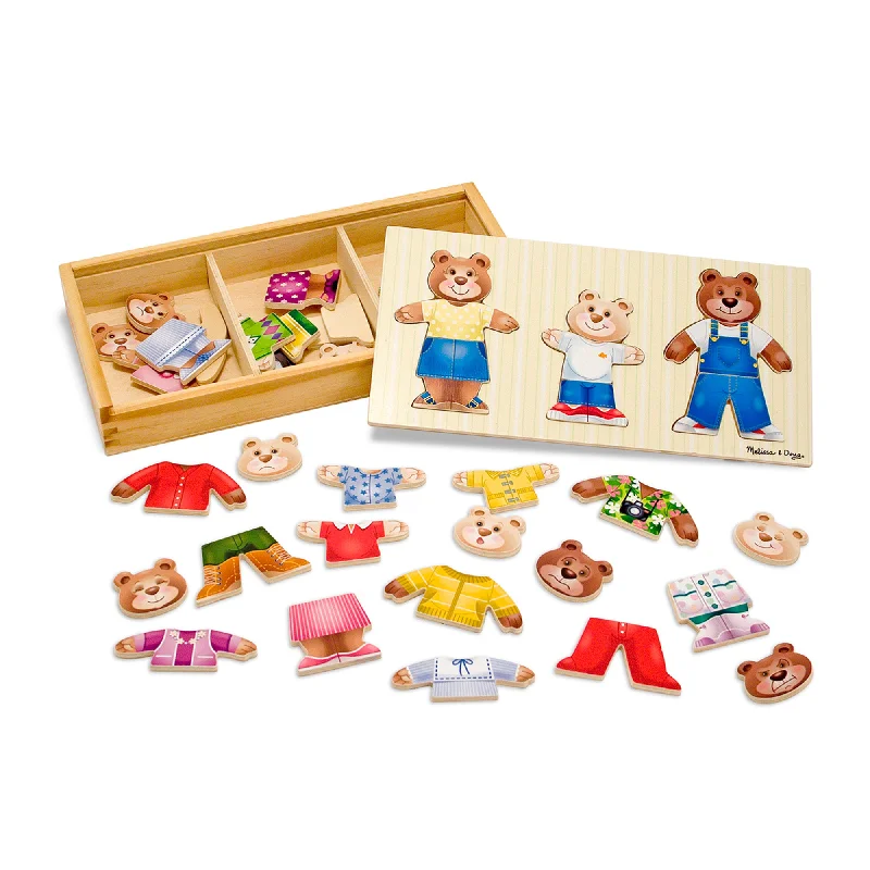 Bear Family Dress-Up Puzzle - 45 Pieces