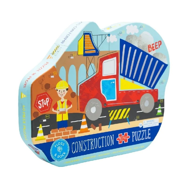 Construction "Truck" Shaped Puzzle 40 pcs