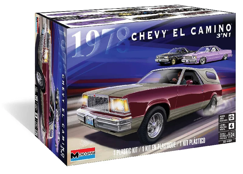 1/24 '78 Chevy El Camino 3n1 Model Kit