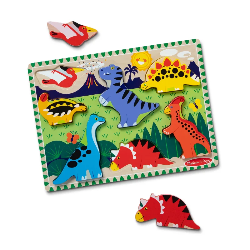 Dinosaurs Chunky Puzzle - 7 Pieces