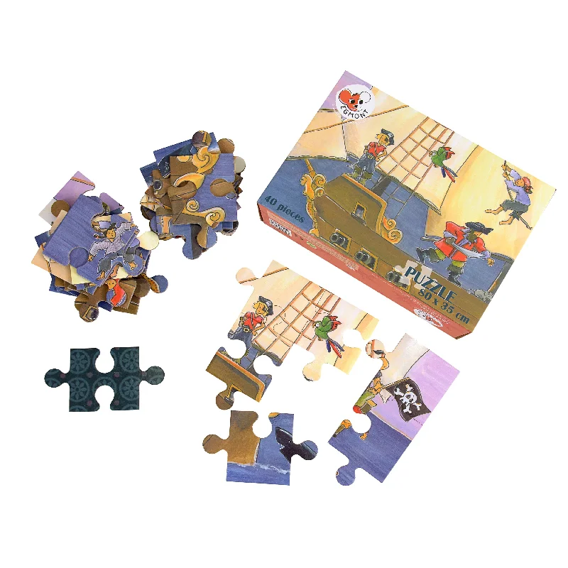 40-piece Floor Puzzle: Pirates