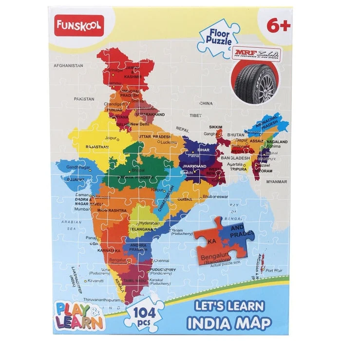 Play & Learn India Map Puzzle