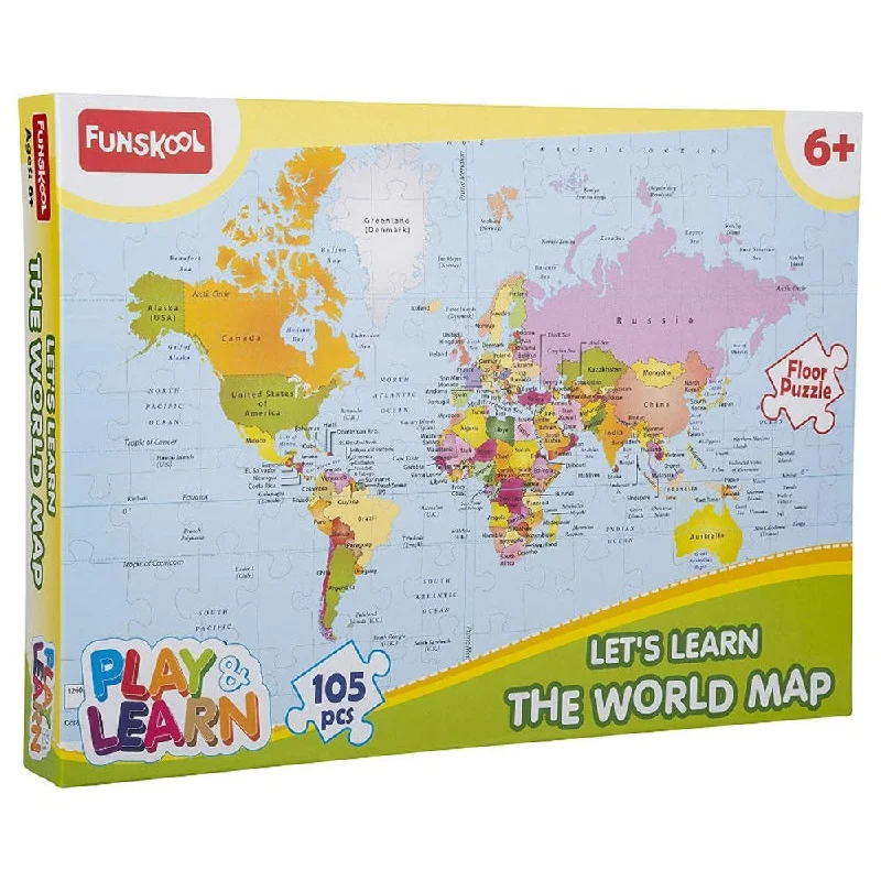 Play & Learn World Map Puzzle