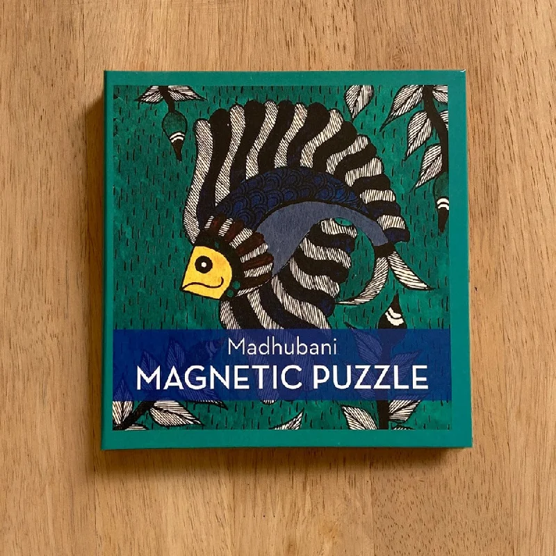 Magnetic Puzzle - Madhubani Fish