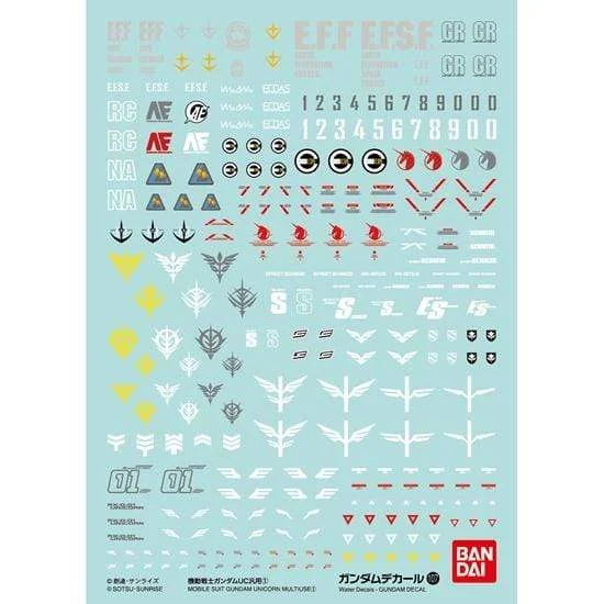 GUNDAM DECAL NO.107 MOBILE SUIT GUNDAM UNICOR