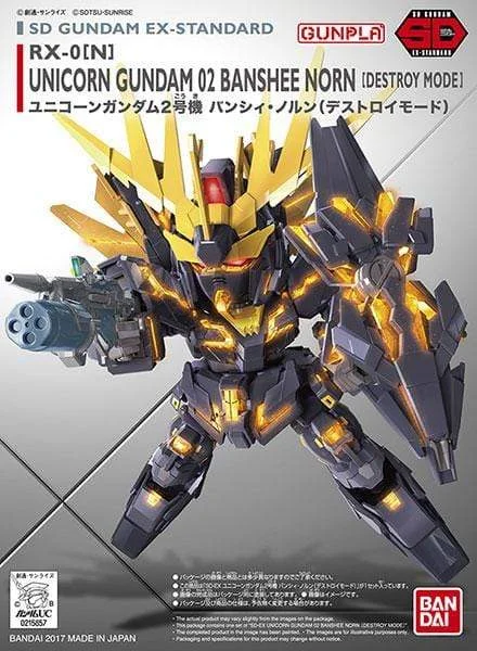 GUNDAM SD GUNDAM EX-STANDARD 015 UNICORN GUNDAM 02 BANSHEE NORN (DESTROY MODE)