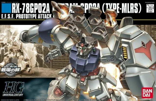 HGUC #75 RX-GP02A MLRS Custom (1/144th Scale) Plastic Gundam Model Kits