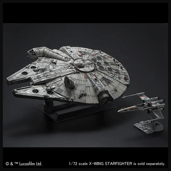 Model Kit- STAR WARS PG 1/72 MILLENNIUM FALCON