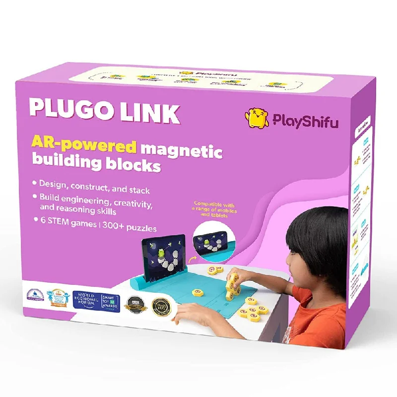 Plugo Link - STEM Puzzles Kit Magnetic Building Blocks Kit