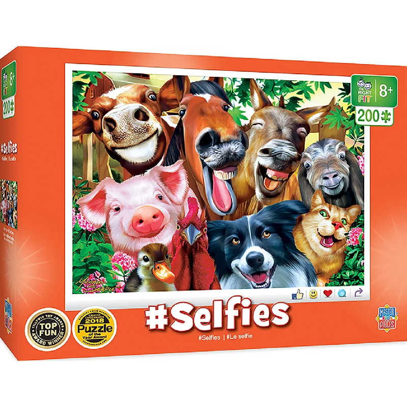 Selfies Barnyard Besties Puzzle 200 pcs