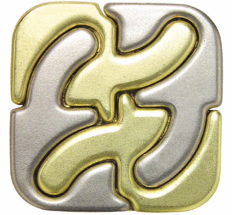 Square Cast Metal Puzzle - Hanayama Puzzle