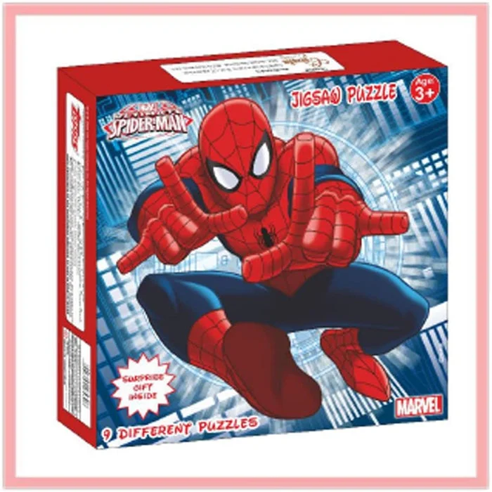 Marvel Spiderman 9-in-1 Puzzle Game