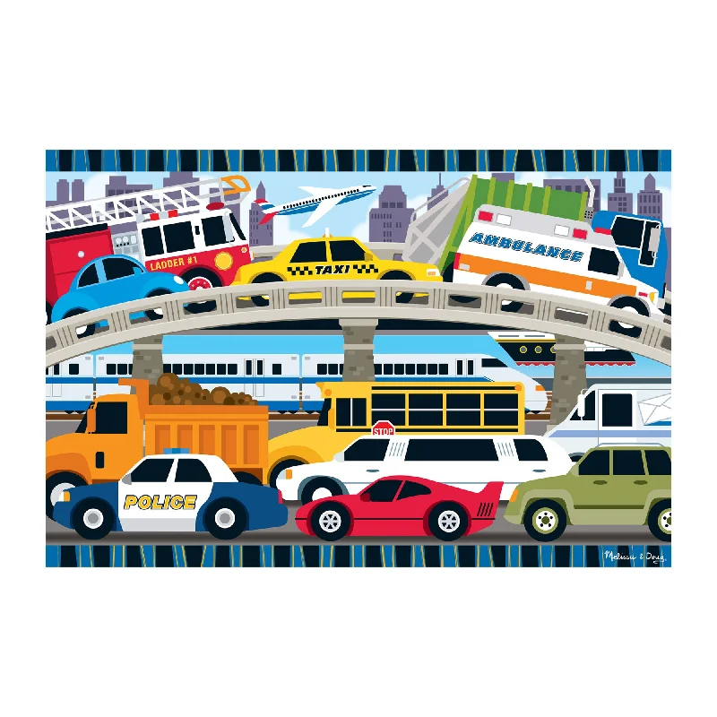 Traffic Jam Floor Puzzle - 24 Pieces