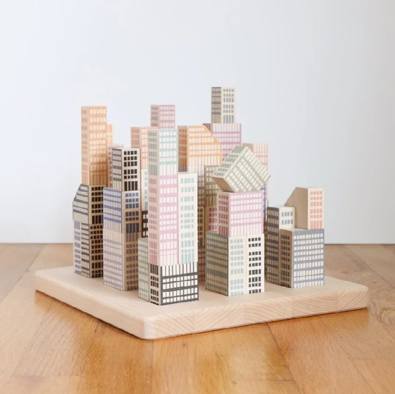 Bajo Wooden Manhattan Blocks