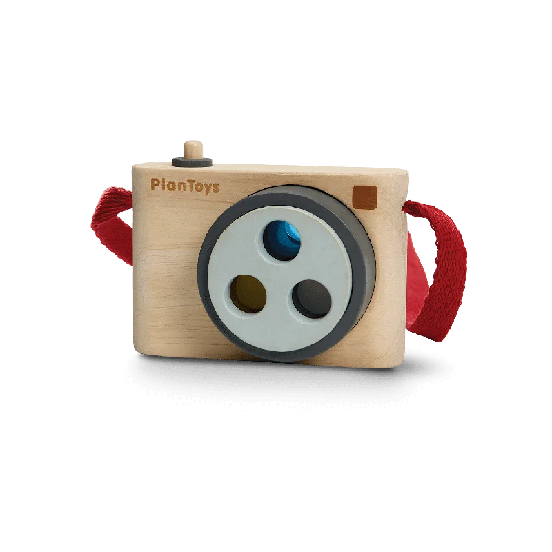 Colored Snap Camera Wooden Toy