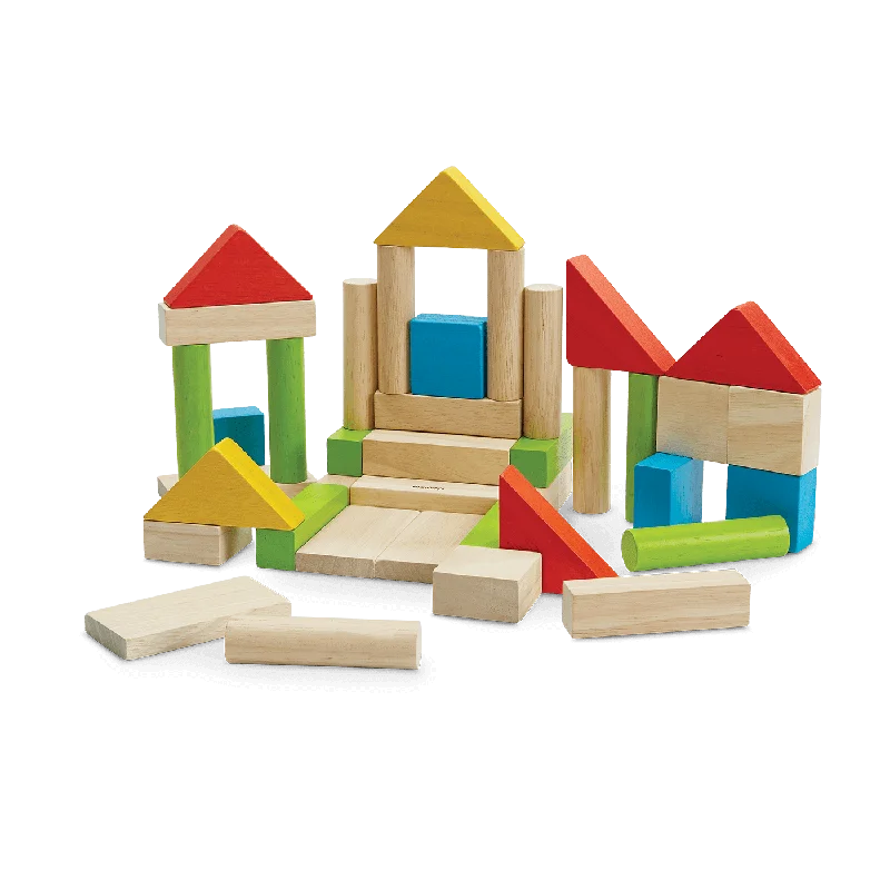 Colorful 40 Unit Blocks | Plan Toys