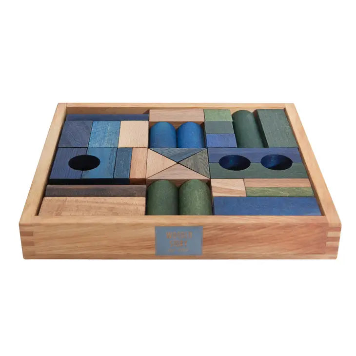 Cold Colored Blocks In Tray - 30 pcs