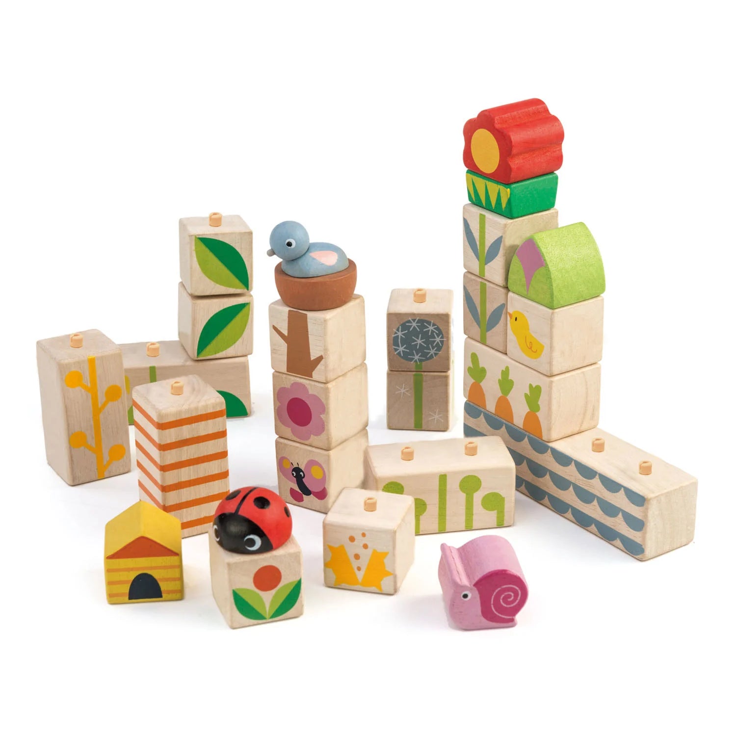 Garden Wooden Blocks Set