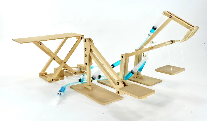 Hydraulic Machines 4 In 1 Wooden Kit