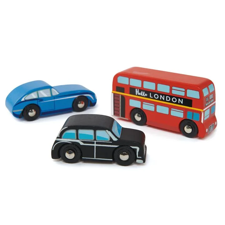 London Wooden Car Set