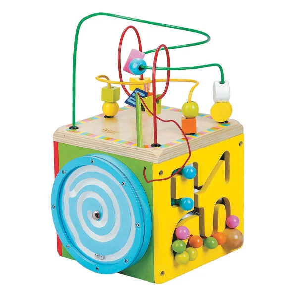 Wooden Multi-Activity Cube