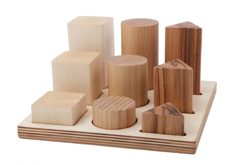 Natural Colored XL Shape Sorter Board