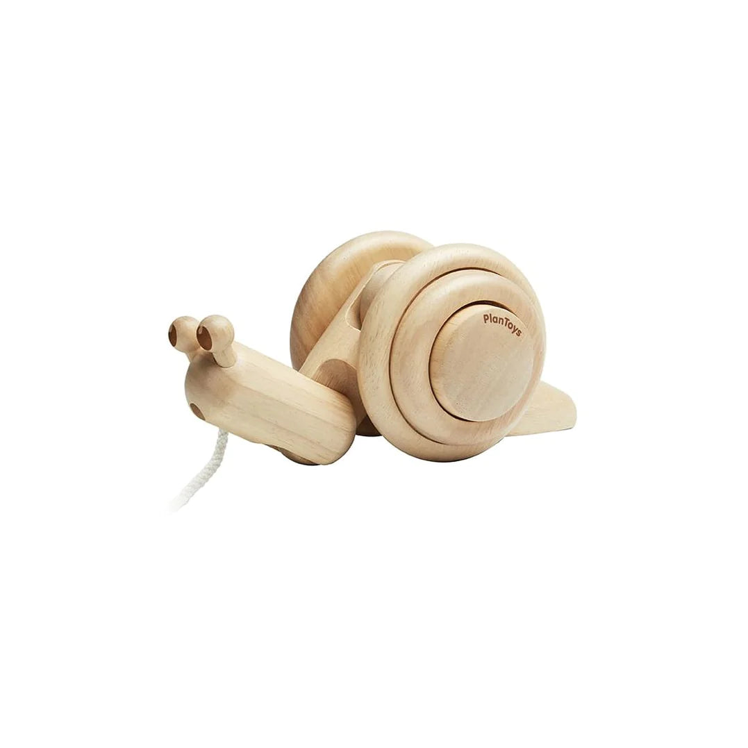 Pull-Along Snail Natural