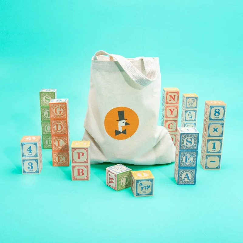 Classic ABC Blocks with Bag