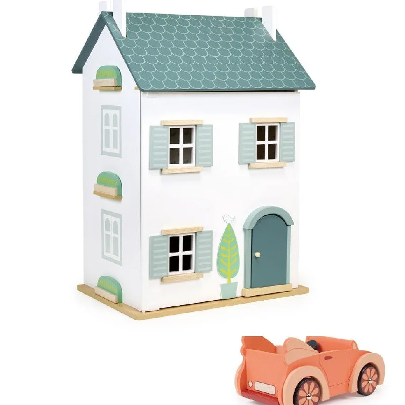 Willow Dolls  House & FREE Dolls House Car Bundle  (MT7602 Willow House, MT7915 Car)