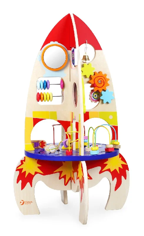 Wooden Multi Activity Rocket