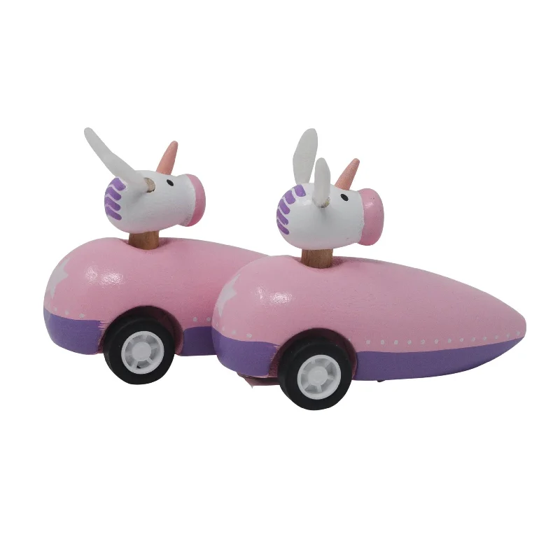 Pull Back Unicorn Cars