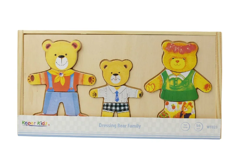 WOOS DRESSING BEAR FAMILY