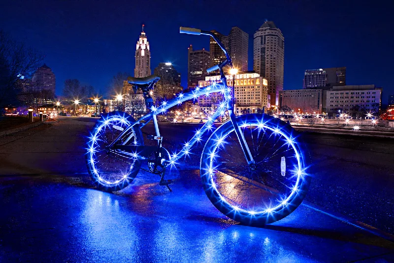 Blue Bike Lights-Combo