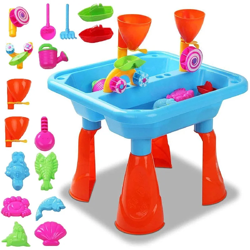 Blue Sand and Water Table Garden Sandpit Play Set