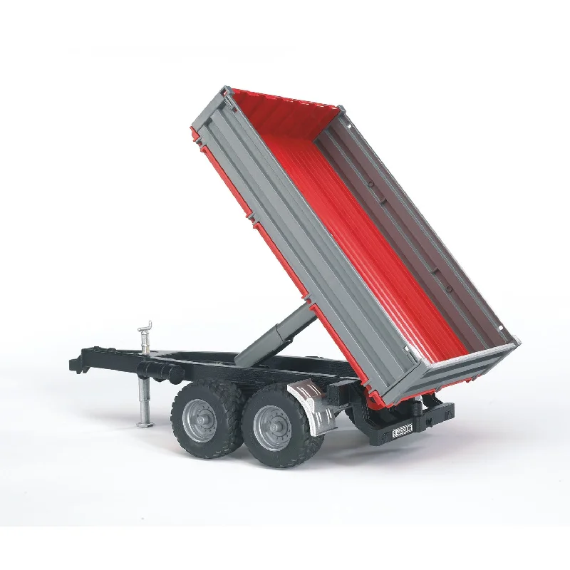 Bruder Toys Tipping Trailer with Grey Sides