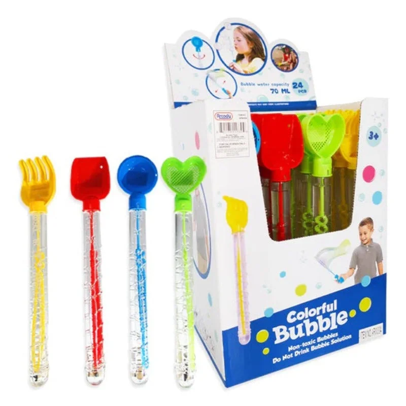 Bubble Wand With Shapes 28cm - Case of 24