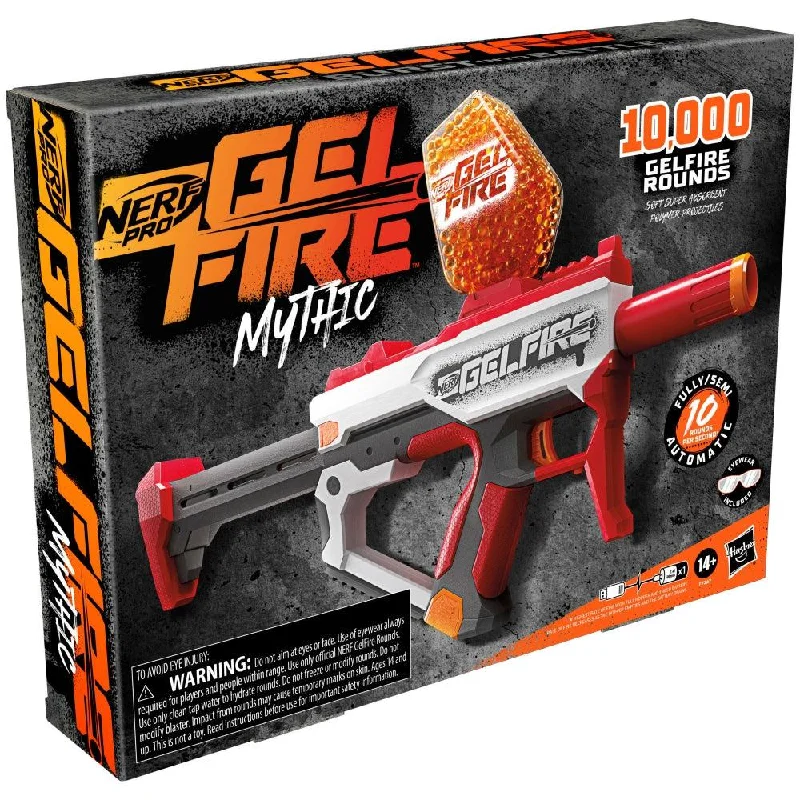 Nerf Pro Gelfire Mythic Full Auto Blaster & 10,000 Gelfire Rounds