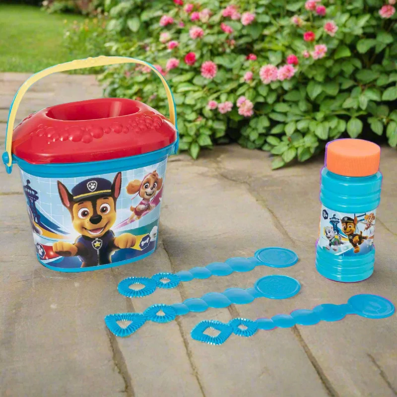 Paw Patrol Bubble Bundle Includes Bubble Gun, Bubble Wands & Solution