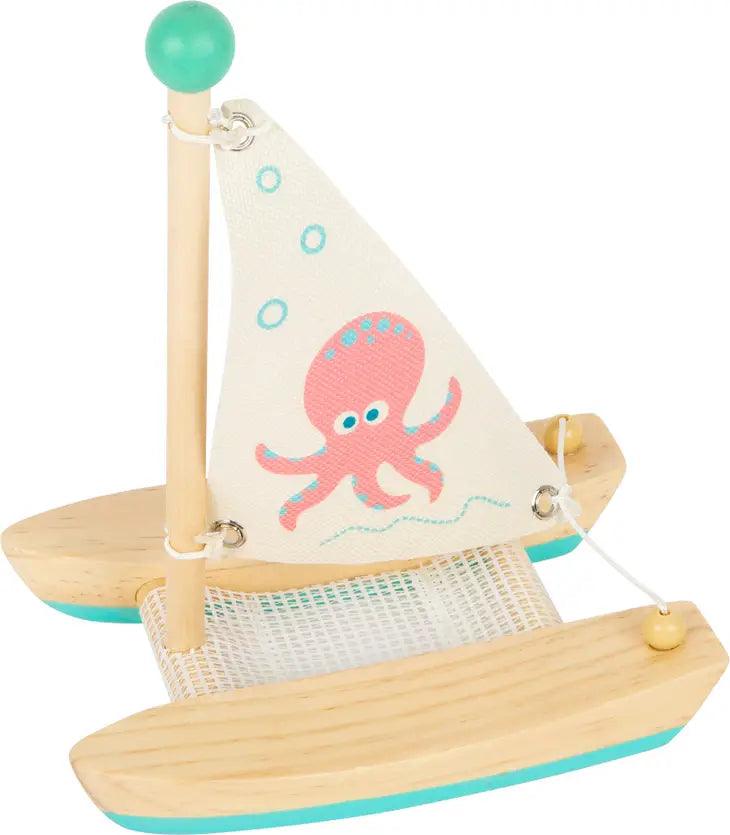 Water Toy Catamaran Boat Octopus